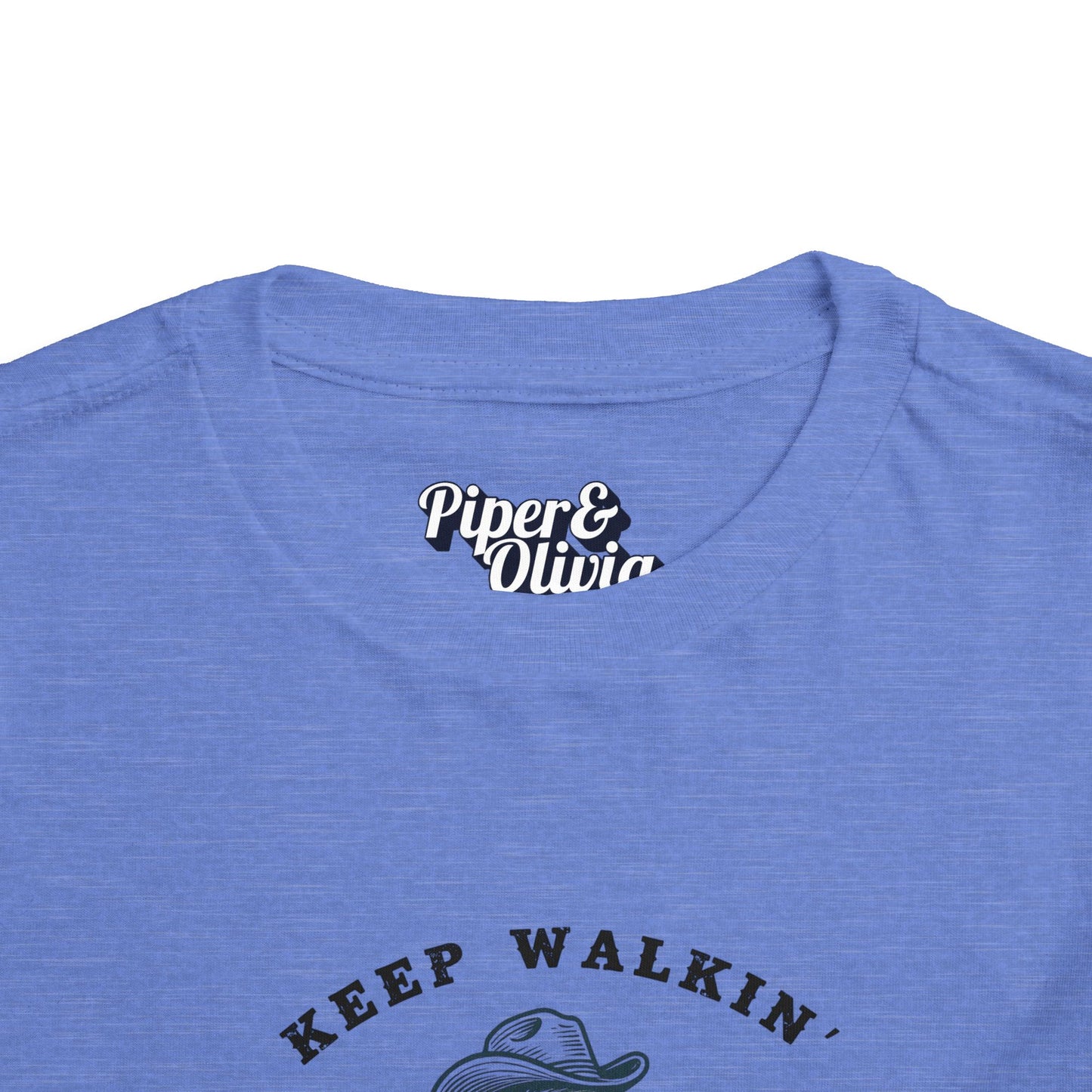 Keep Walkin Cowboy - Unisex Toddler/Kid - Front Print on Light & Dark Tees👕