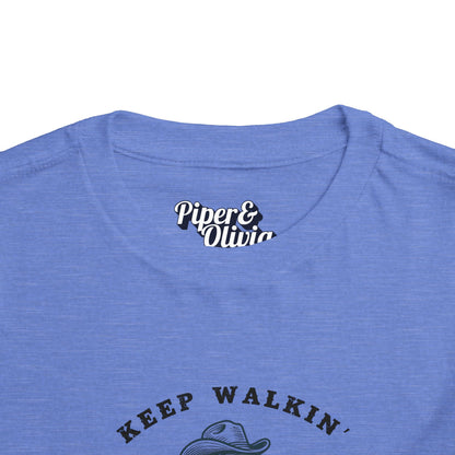 Keep Walkin Cowboy - Unisex Toddler/Kid - Front Print on Light & Dark Tees👕