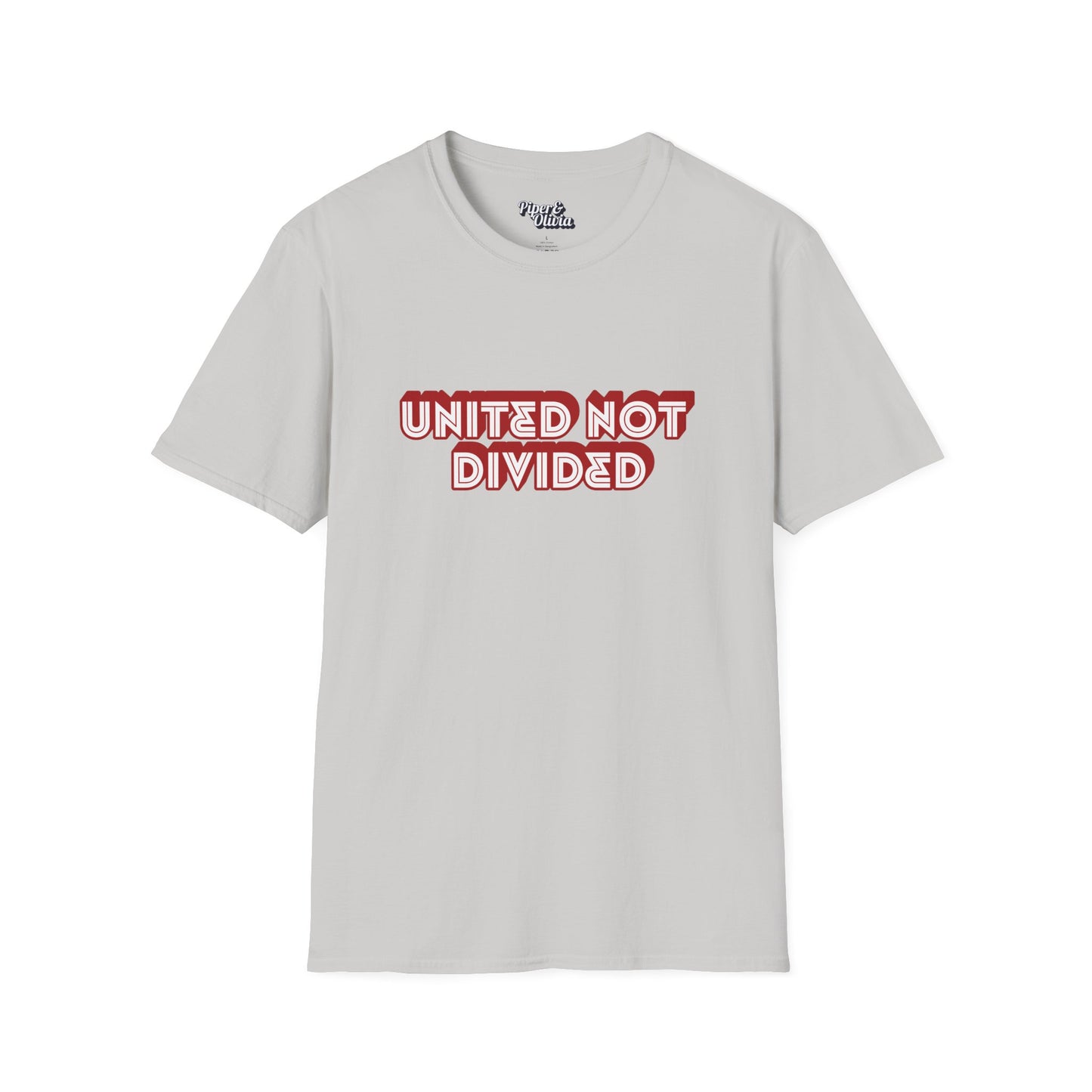 United Not Divided - Unisex - On Dark and Light Colored Tee👕