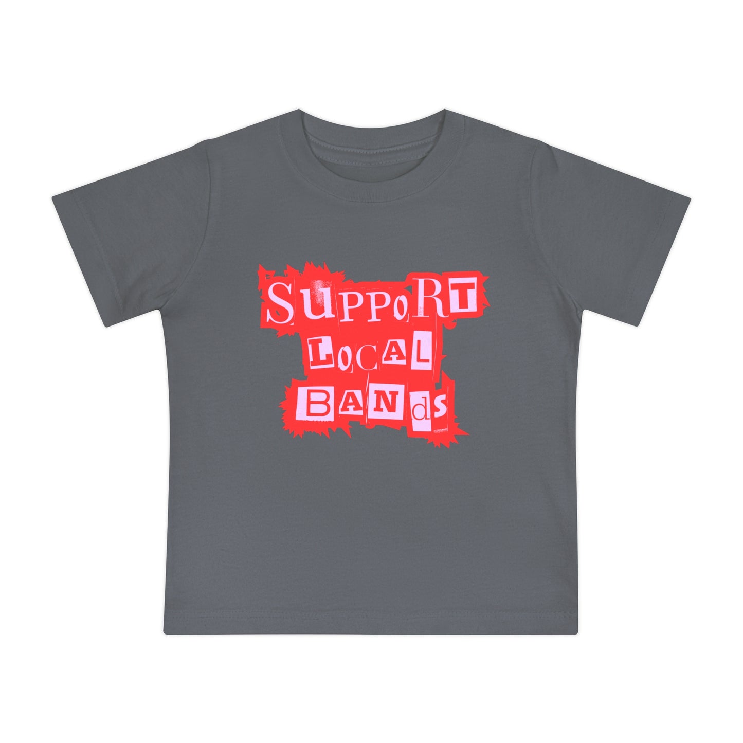 Support Local Bands Punk - Unisex Baby/Toddler - on Light & Dark Tees👕