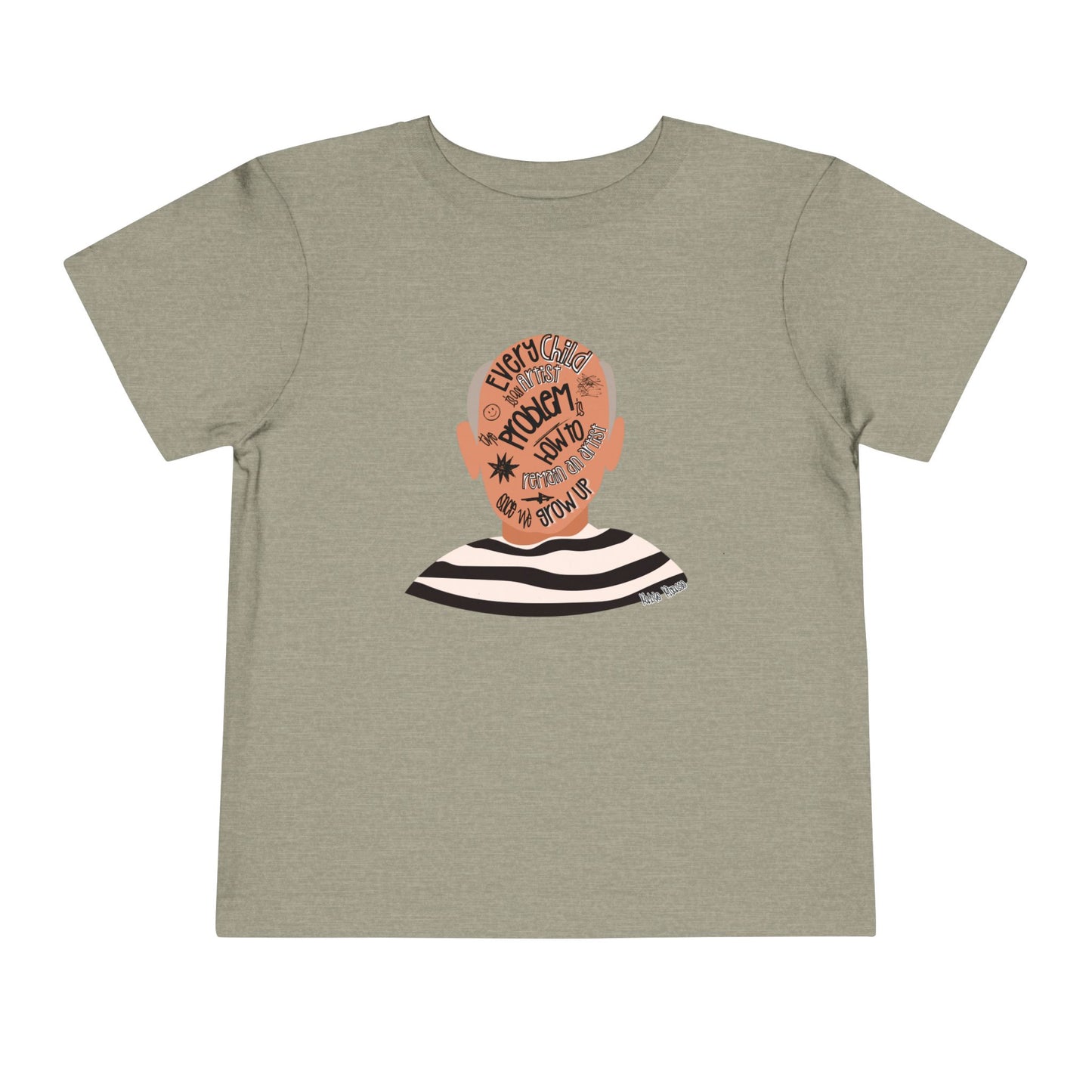 Every Child Is An Artist - Unisex Toddler/Kid - Front Print on Light & Dark Tees👕