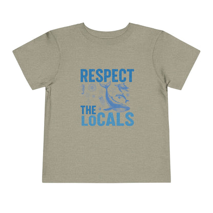 Respect Locals - Front Print on Light & Dark Tees 👕