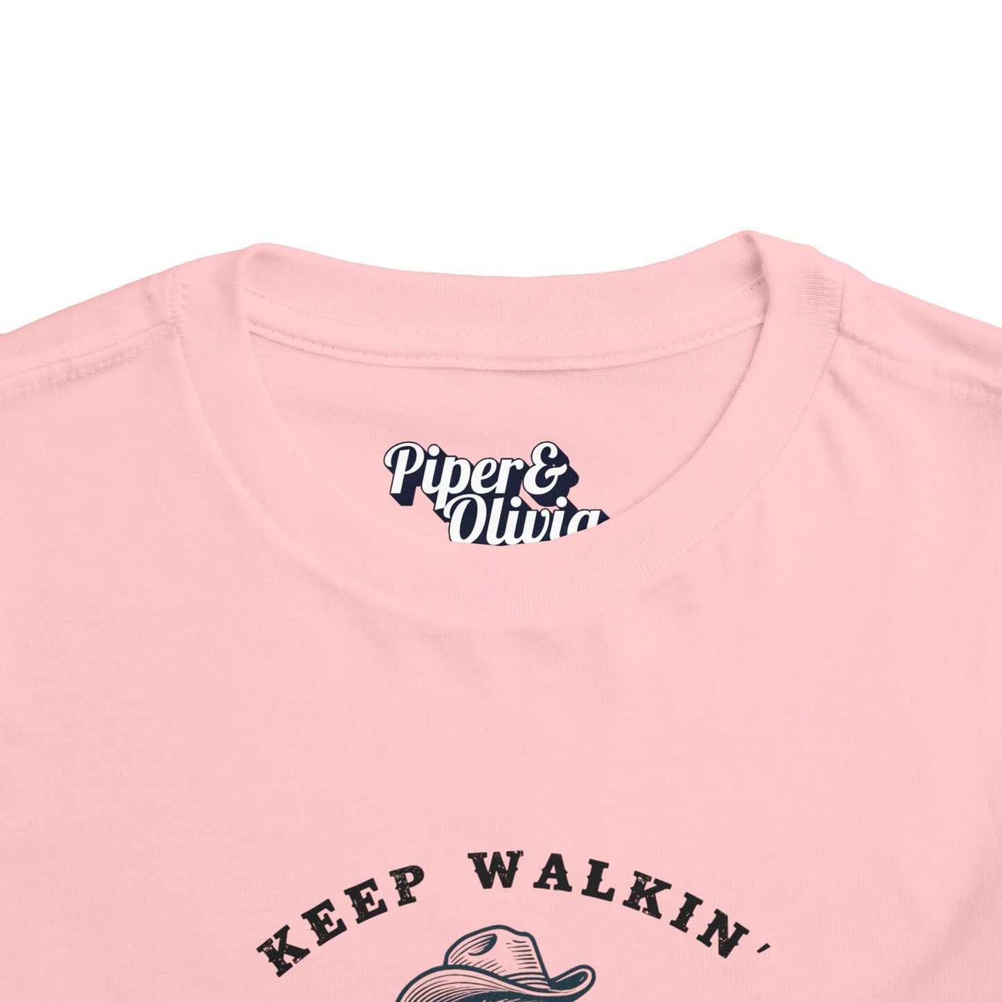 Keep Walkin Cowboy - Unisex Toddler/Kid - Front Print on Light & Dark Tees👕