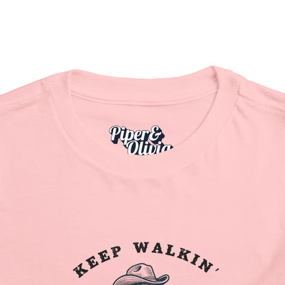 Keep Walkin Cowboy - Unisex Toddler/Kid - Front Print on Light & Dark Tees👕