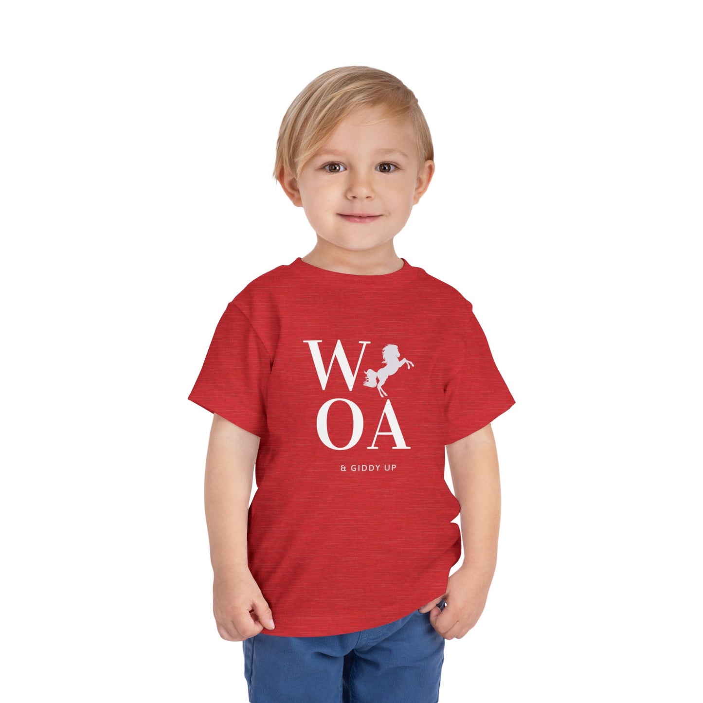 WHOA - Unisex Toddler/Kid - Front Print on Light & Dark Tees👕