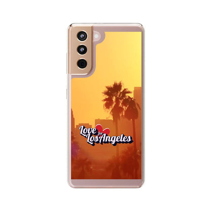 Love 4 Los Angeles  - Phone Case - Clear Cases with Sunset Design📱