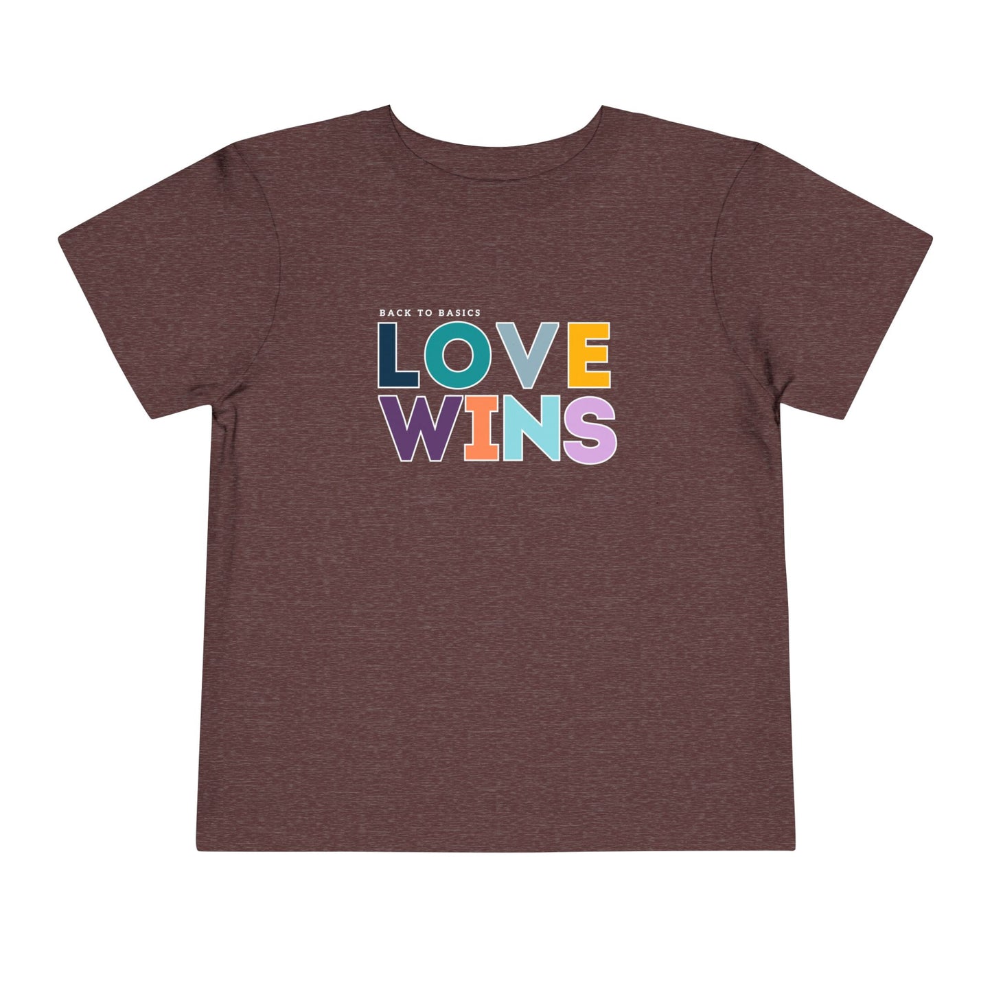 Love Wins - Unisex Toddler/Kid - Front Print on Light & Dark Tees👕