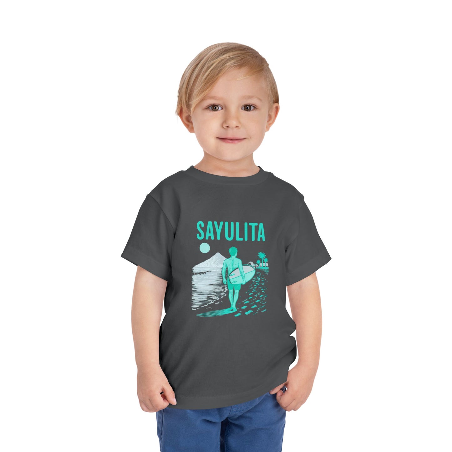 Sayulita- Unisex Toddler/Kid - Front  Print on Light & Dark Tees 👕