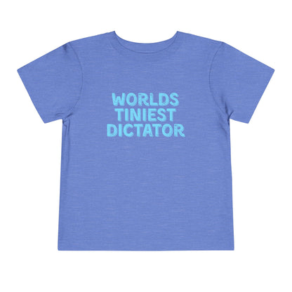 Tiniest Dictator - Unisex Toddler/Kid - Front & Back Print on Light & Dark Tees👕