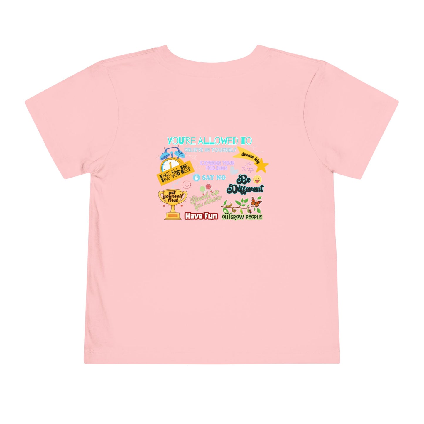 You're Allowed To - Unisex Toddler/Kid - Front & Back Print on Light & Dark Tees👕