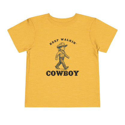 Keep Walkin Cowboy - Unisex Toddler/Kid - Front Print on Light & Dark Tees👕