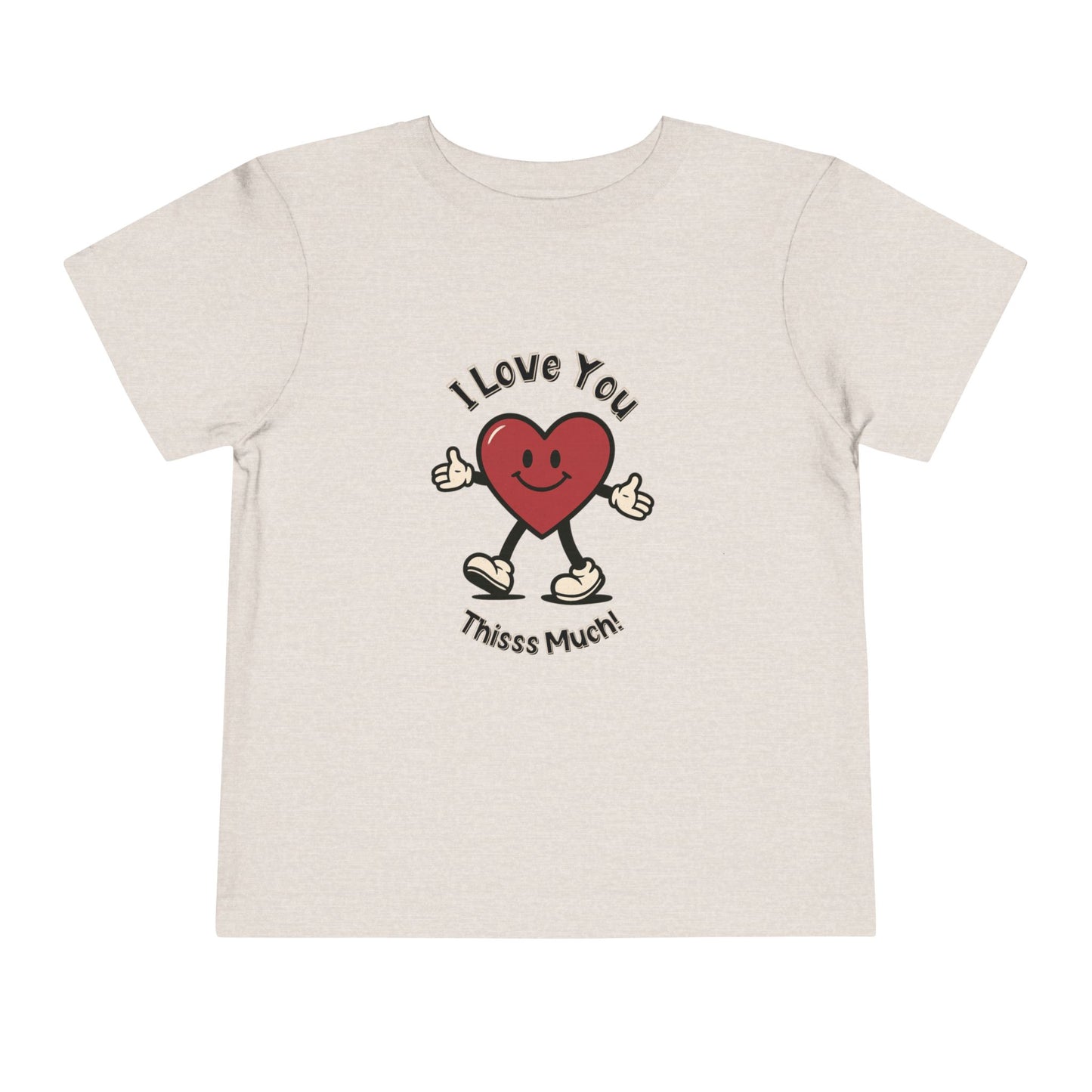 I Love You - Unisex Toddler/Kids - Front Print on Light & Dark Tees👕
