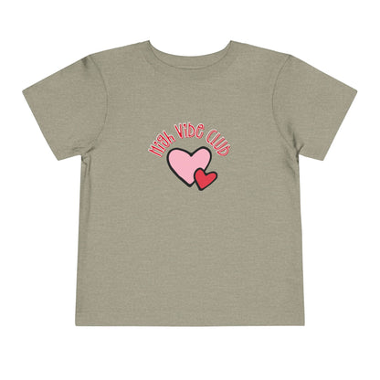 High Vibe Club - Toddler Unisex - Front and Back Print on Light & Dark Tees👕