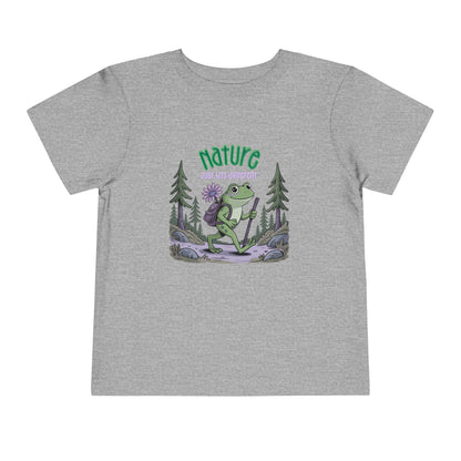 Nature Hits Different - Unisex Toddler/Kid - Front  Print on Light & Dark Tees 👕