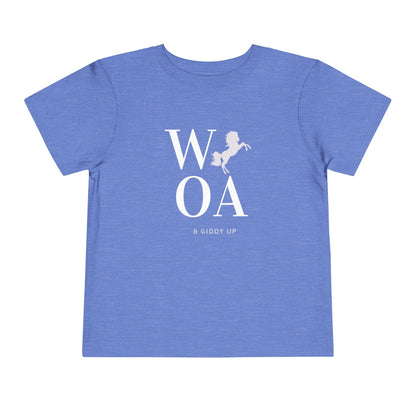 WHOA - Unisex Toddler/Kid - Front Print on Light & Dark Tees👕