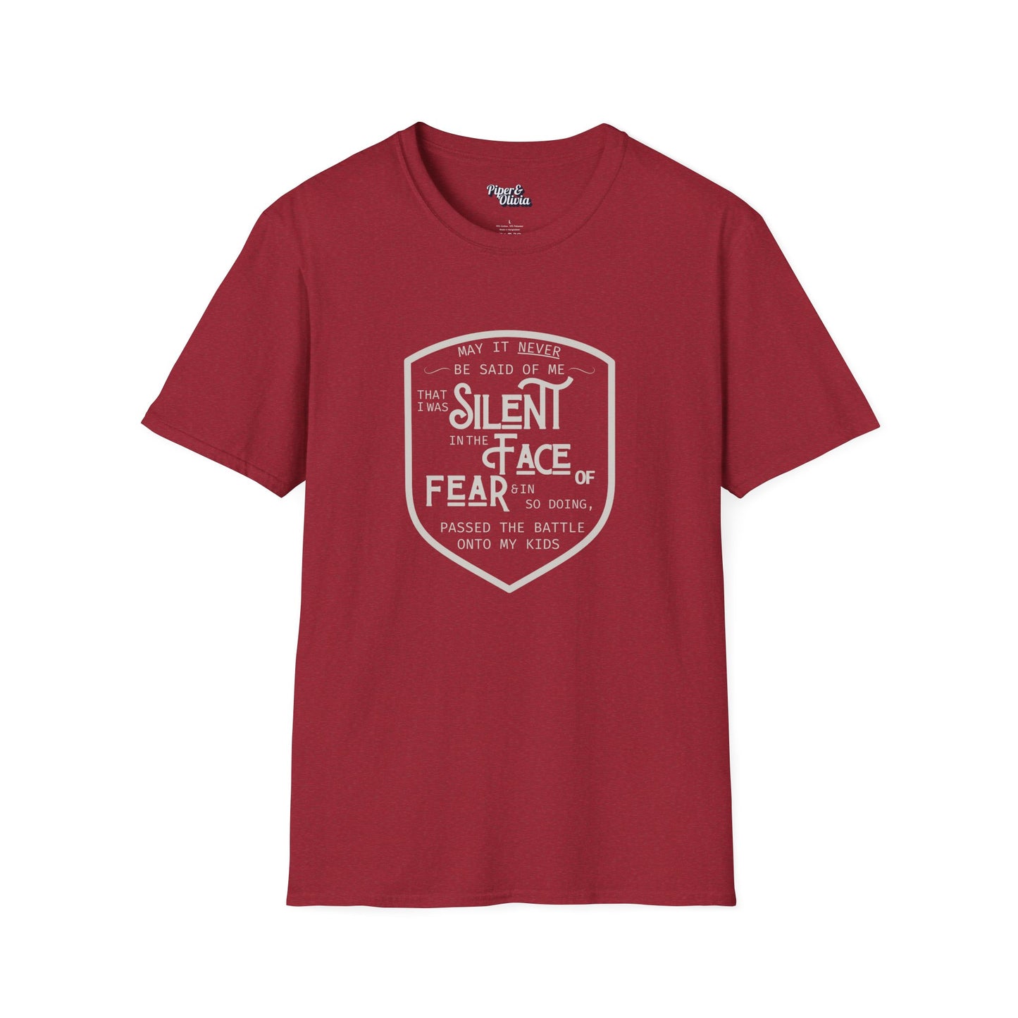 Silent In Fear - Unisex - On Dark and Light Colored Tee👕