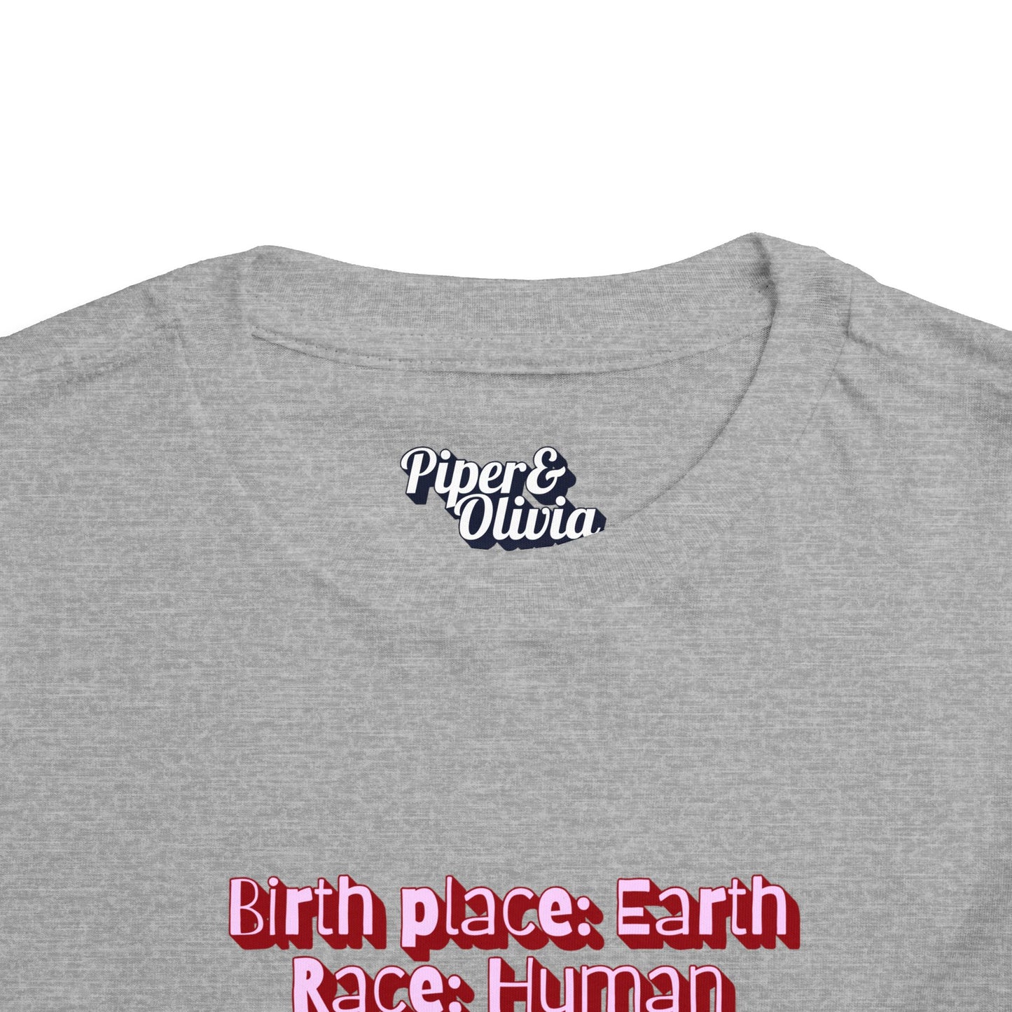Earthly, Free, Loving Human - Unisex Toddler/Kid - Front Print on Light & Dark Tees👕