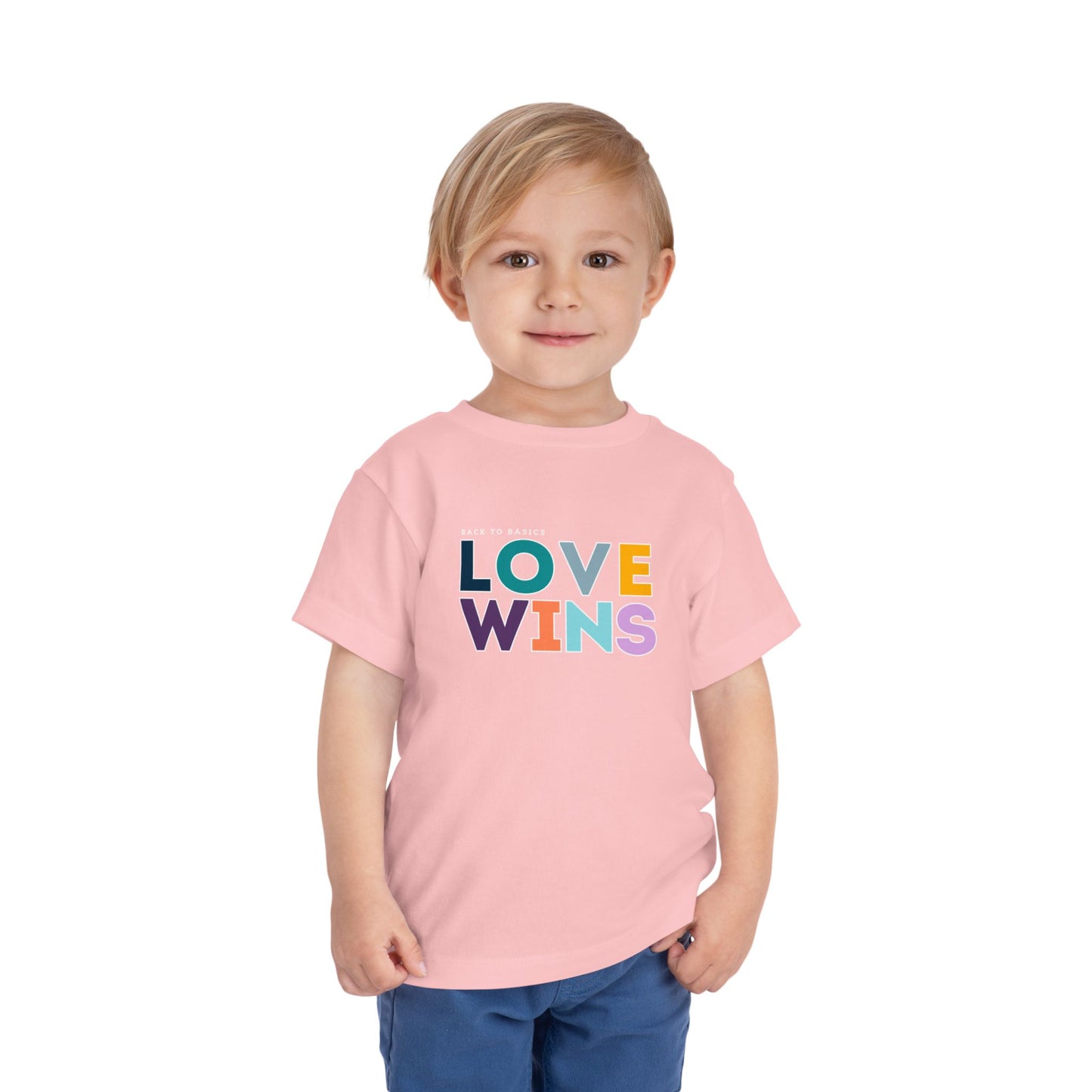 Love Wins - Unisex Toddler/Kid - Front Print on Light & Dark Tees👕