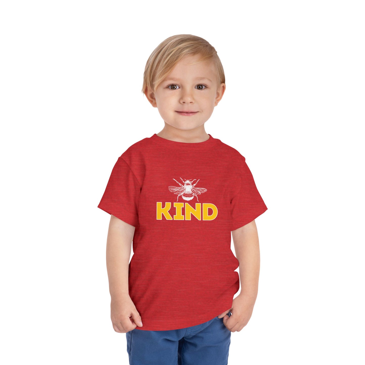 Bee Kind - Unisex Toddler/Kid - Front Print on Light & Dark Tees👕