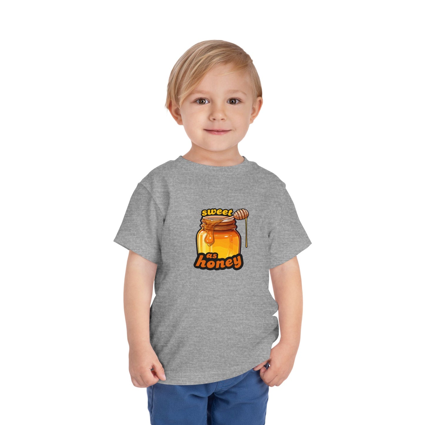 Sweet As Honey - Unisex Toddler/Kid - Front Print on Light & Dark Tees👕