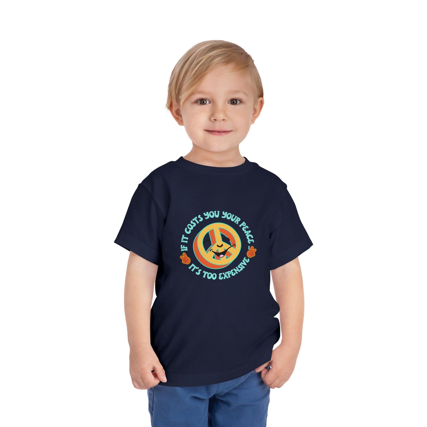 Too Expensive - Unisex Toddler/Kid - Front  Print on Light & Dark Tees 👕