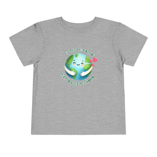 Be The Change - Unisex Toddler/Kid - Front Print on Light & Dark Tees👕