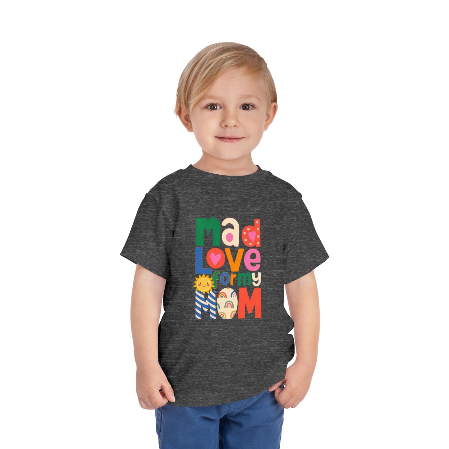 Mad Mom Love - Unisex Toddler/Kid - Front  Print on Light & Dark Tees 👕
