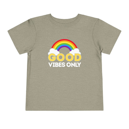 Good Vibes - Unisex Toddler/Kid - Front Print on Light & Dark Tees👕