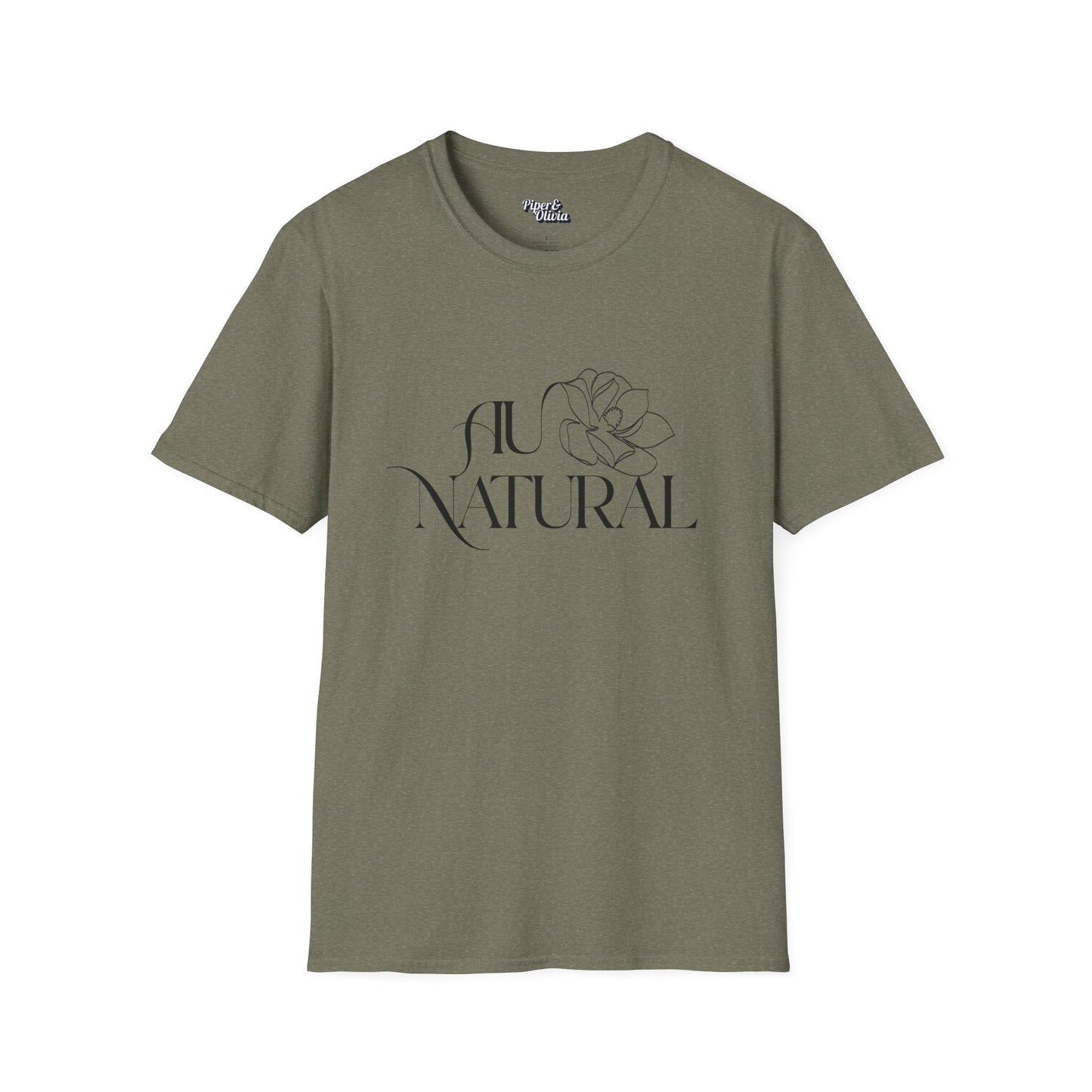 Au Natural - Unisex - On Dark and Light Colored Tee👕