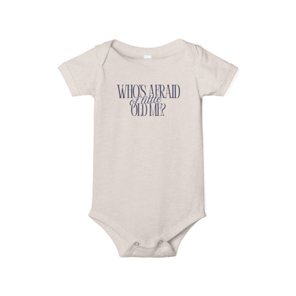 Little Old Me - Unisex Baby - Front & Back Print on Light & Dark Onsies👕