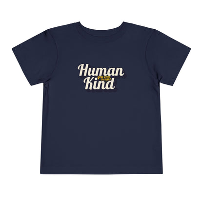 Human Kind - Unisex Toddler/Kid - Front Print on Light & Dark Tees👕