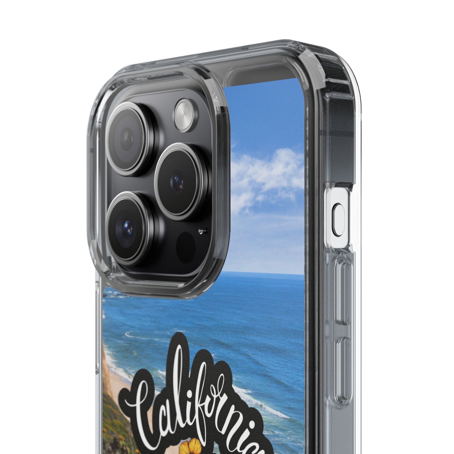 Rebuild California  - Phone Case - Clear Cases with Sunset Design📱