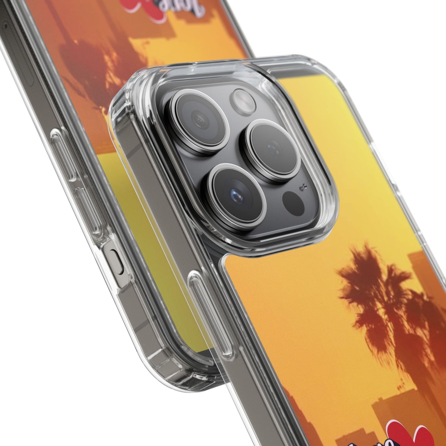 Love 4 Los Angeles  - Phone Case - Clear Cases with Sunset Design📱
