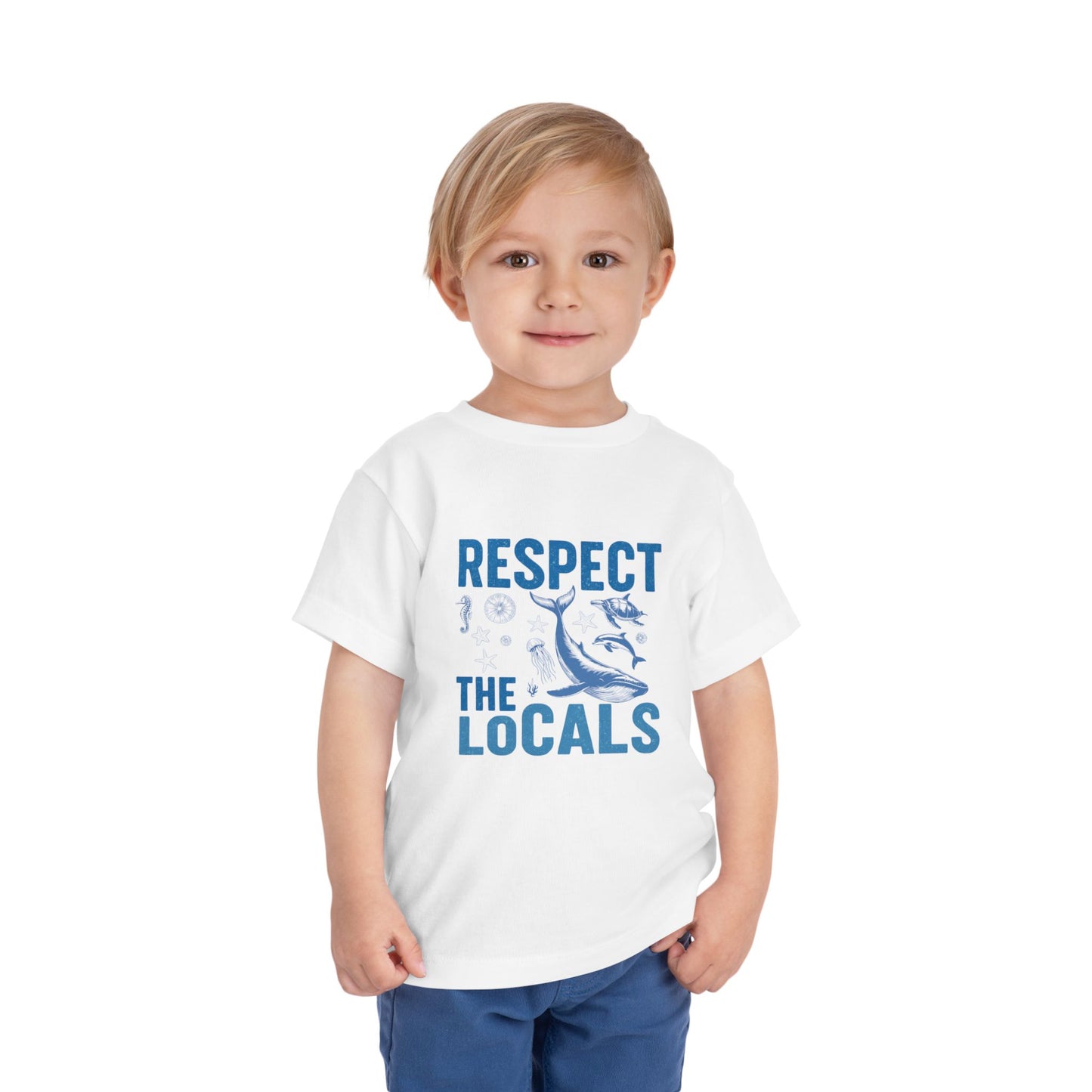 Respect Locals - Front Print on Light & Dark Tees 👕