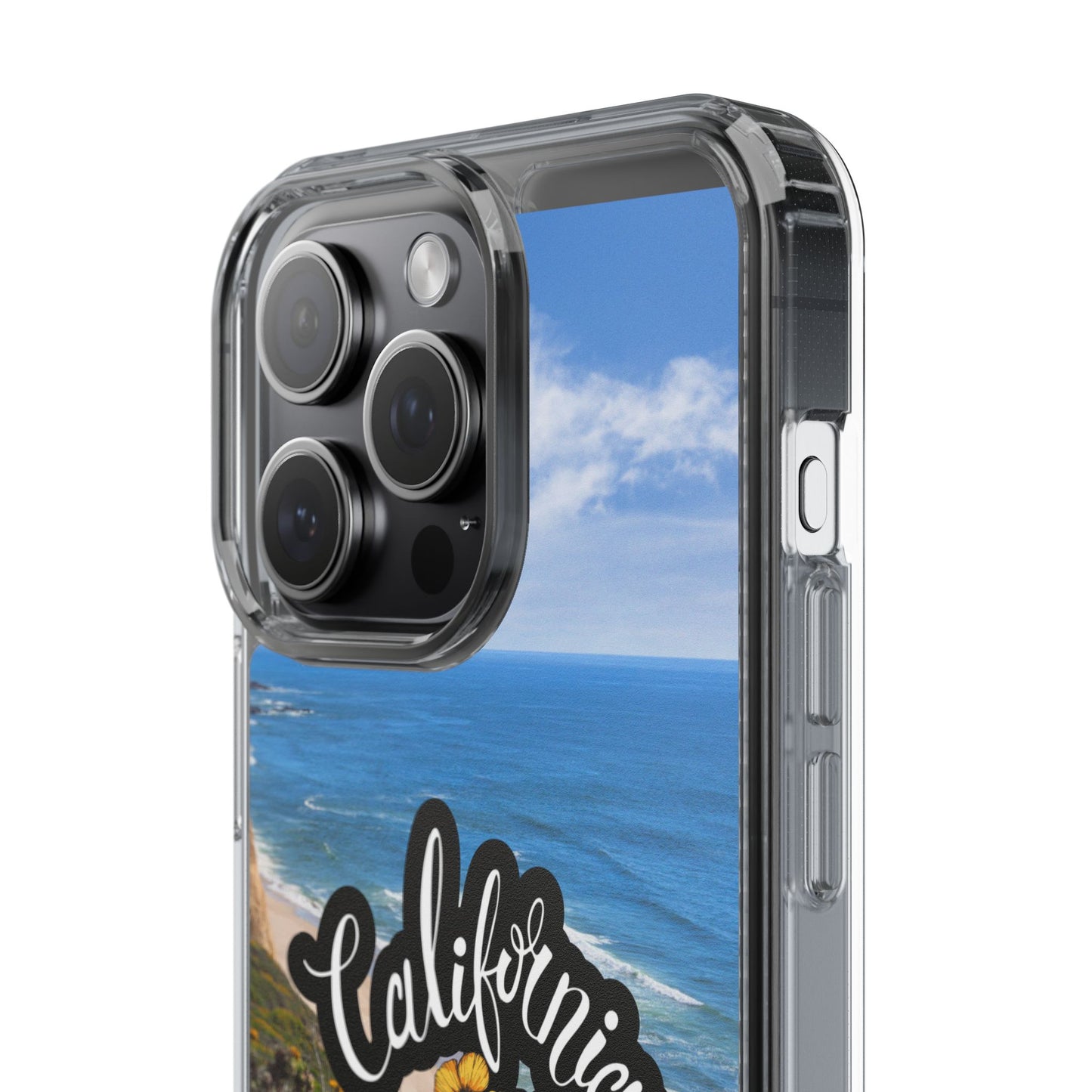 Rebuild California  - Phone Case - Clear Cases with Sunset Design📱