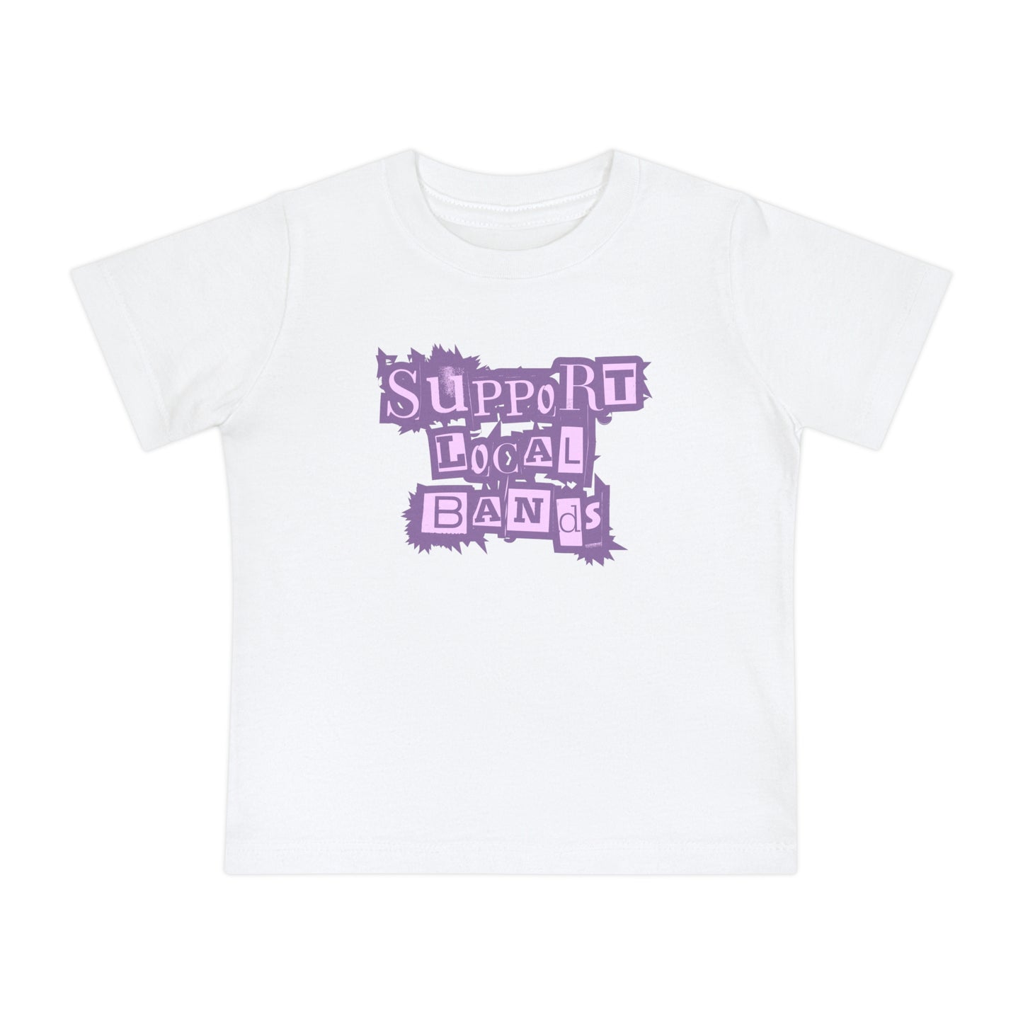 Rustic Support Local Bands - Unisex Baby/Toddler - on Light & Dark Tees👕