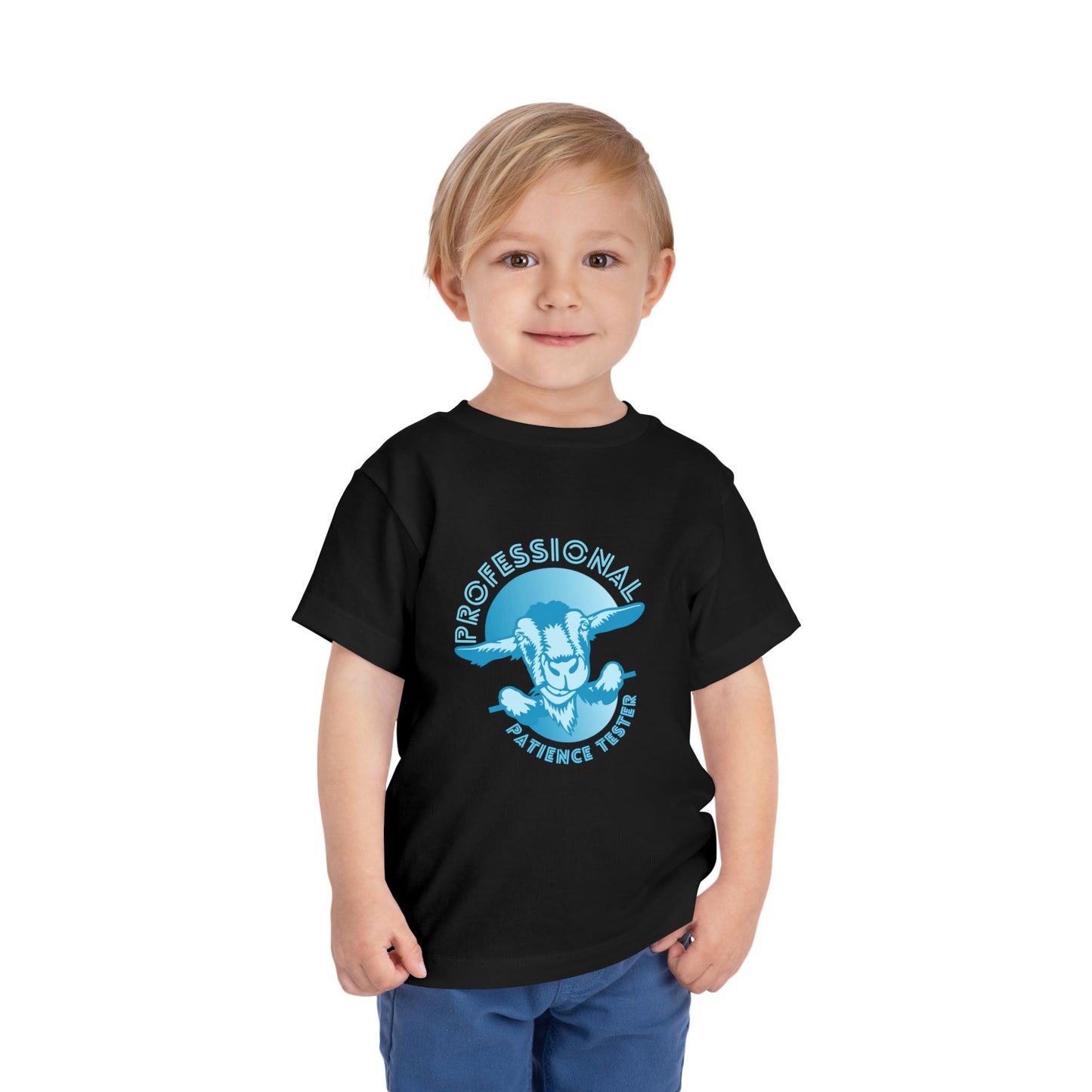 Patience Tester - Toddler Unisex - Front Print on Light & Dark Tees👕