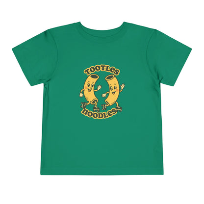 Tootles Noodles - Unisex Toddler/Kid - Front  Print on Light & Dark Tees 👕