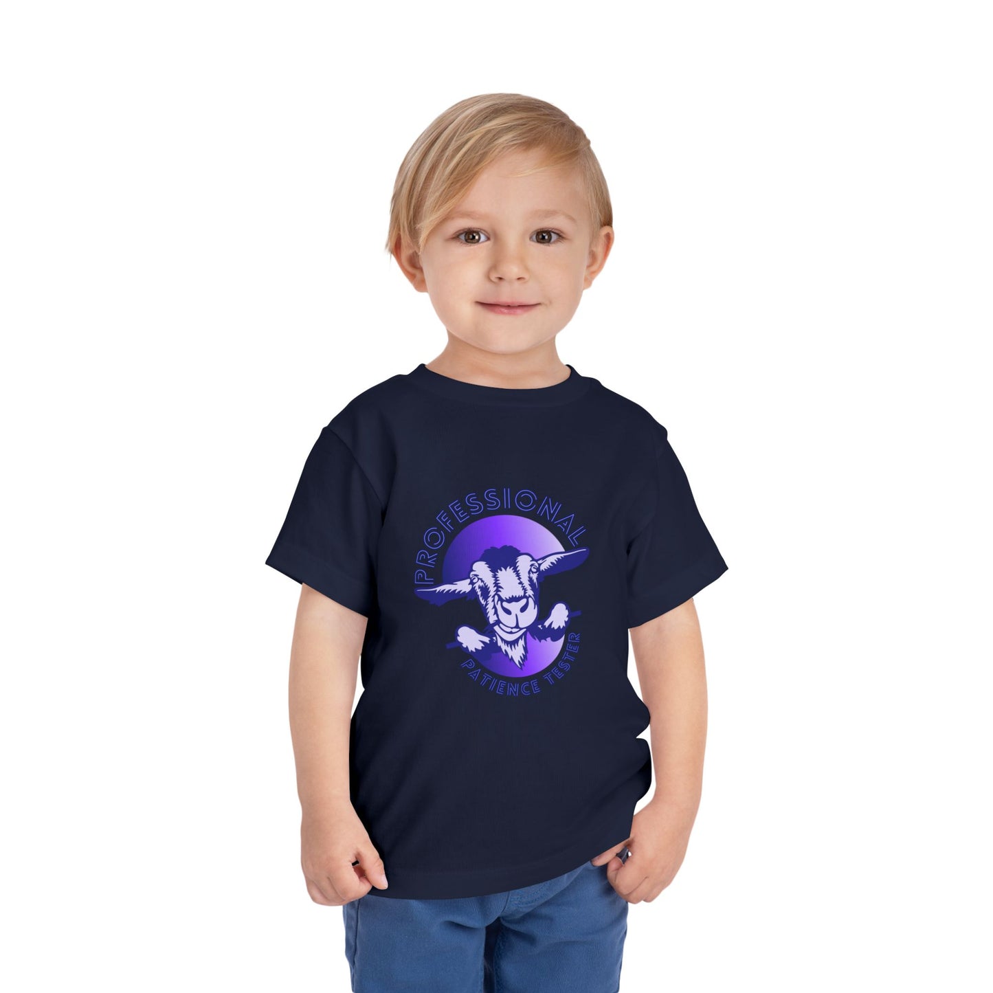 Patience Tester - Toddler Unisex - Front Print on Light & Dark Tees👕