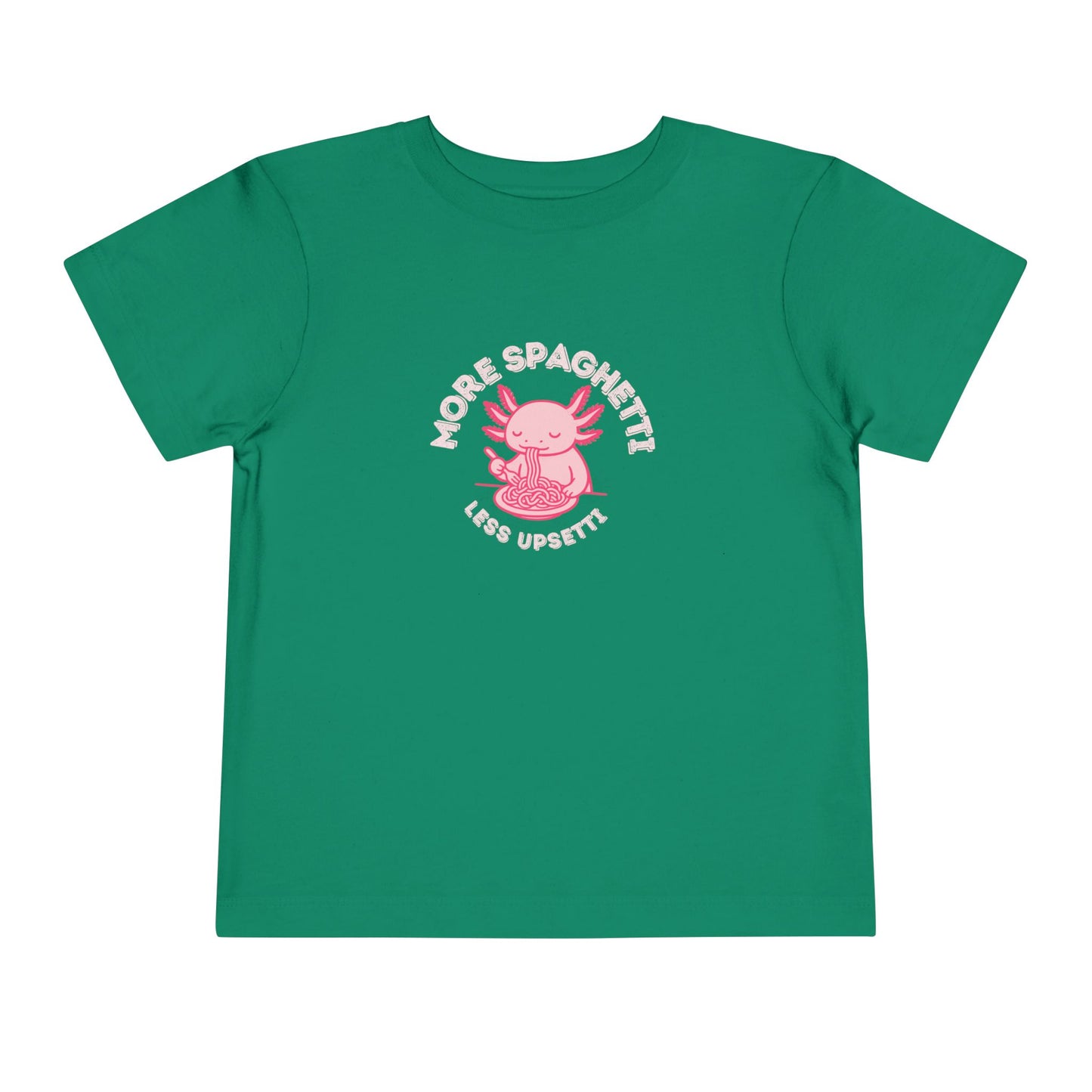 More Spaghetti - Unisex Toddler/Kid - Front Print on Light & Dark Tees👕