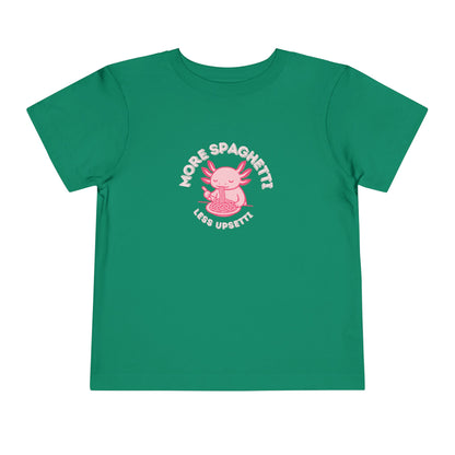 More Spaghetti - Unisex Toddler/Kid - Front Print on Light & Dark Tees👕