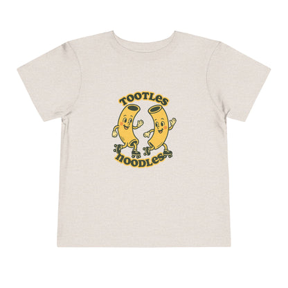 Tootles Noodles - Unisex Toddler/Kid - Front  Print on Light & Dark Tees 👕