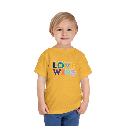 Love Wins - Unisex Toddler/Kid - Front Print on Light & Dark Tees👕
