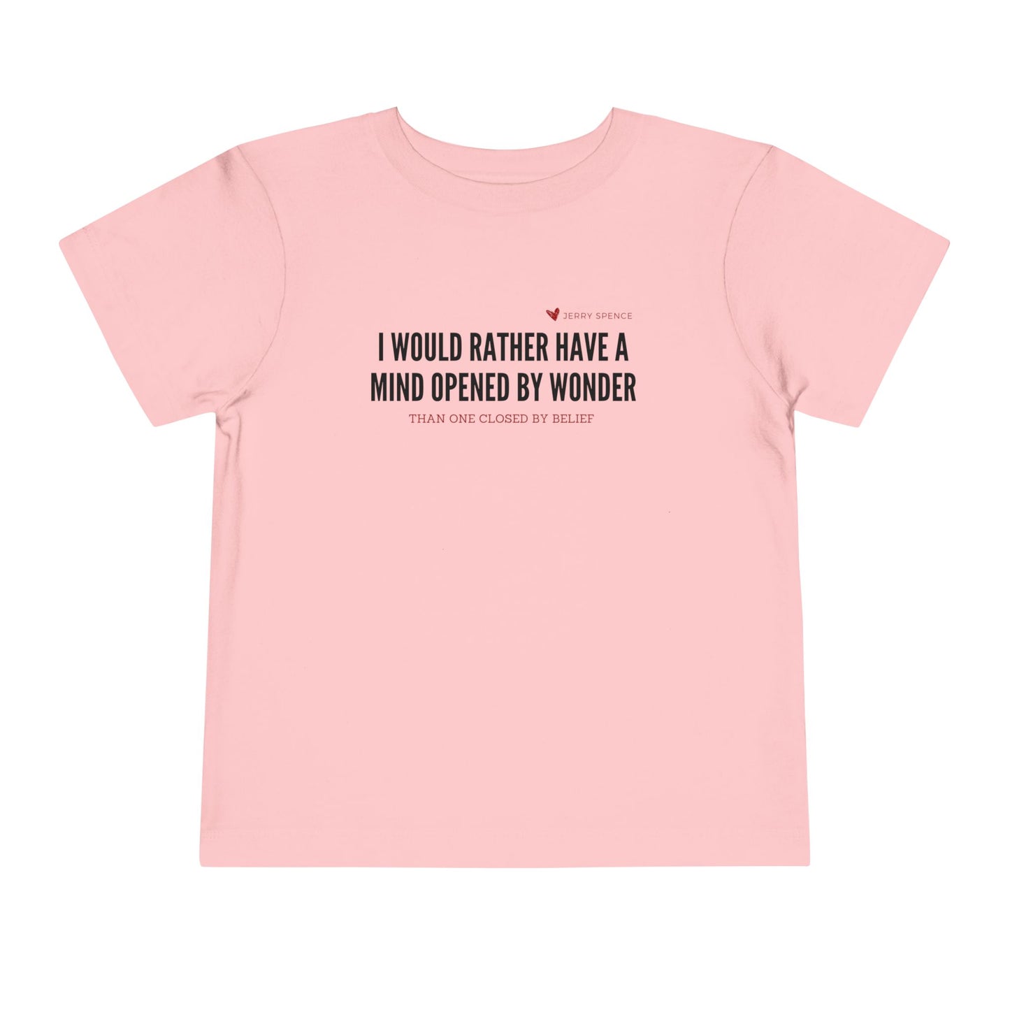 Mind Opened By Wonder - Unisex Toddler/Kid - Front Print on Light & Dark Tees👕