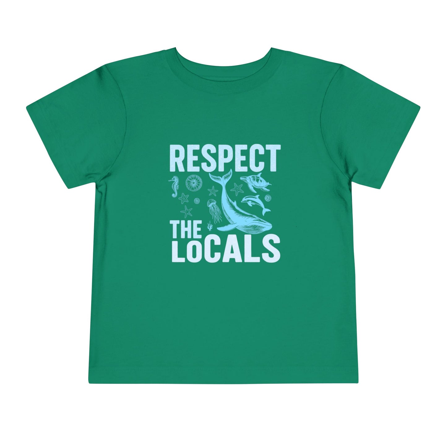 Respect Locals - Front Print on Light & Dark Tees 👕