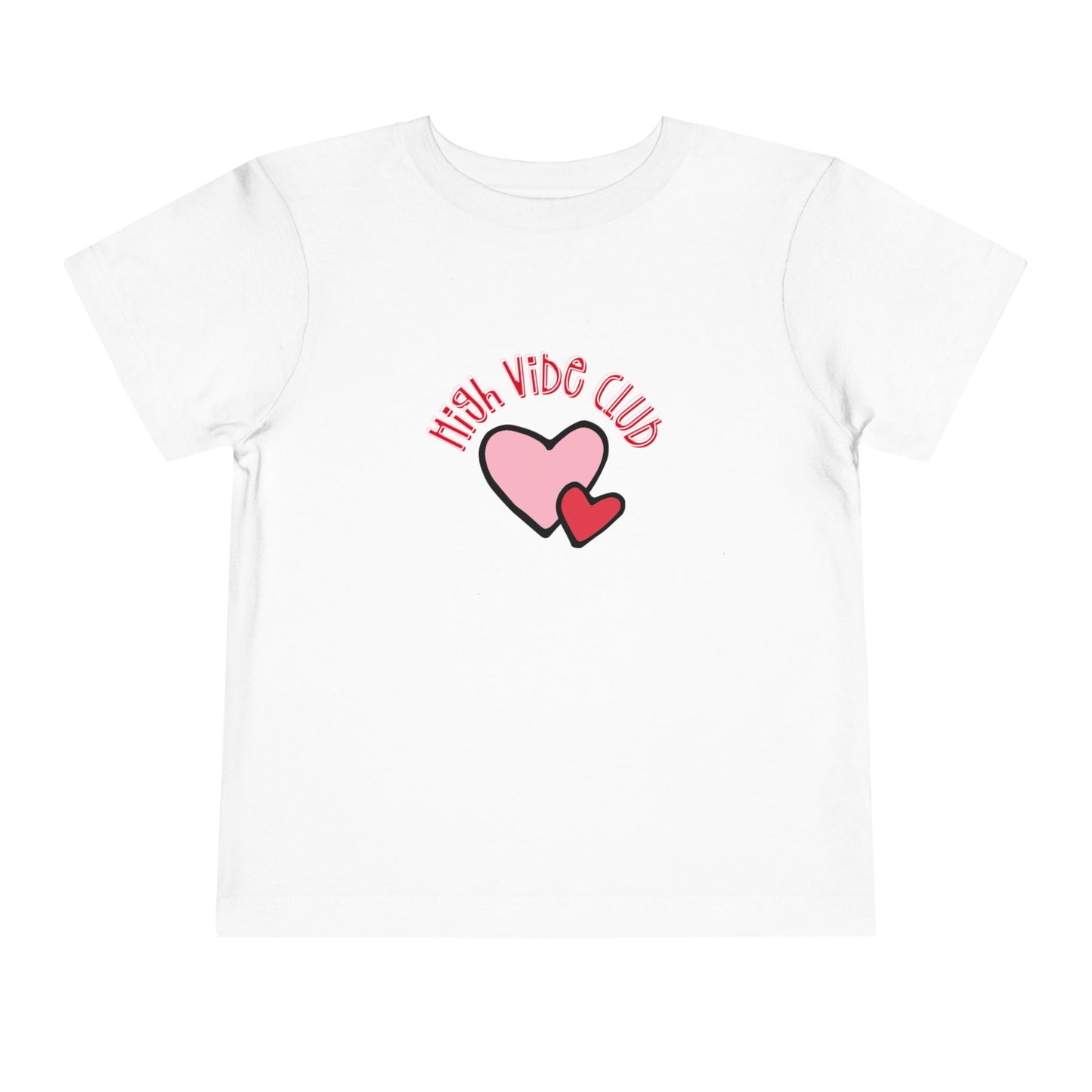 High Vibe Club - Toddler Unisex - Front and Back Print on Light & Dark Tees👕