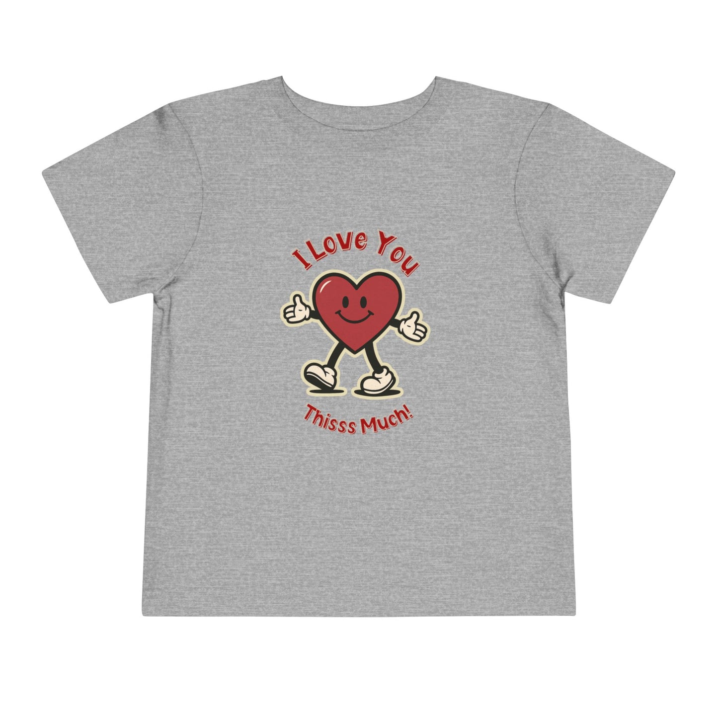 I Love You - Unisex Toddler/Kids - Front Print on Light & Dark Tees👕
