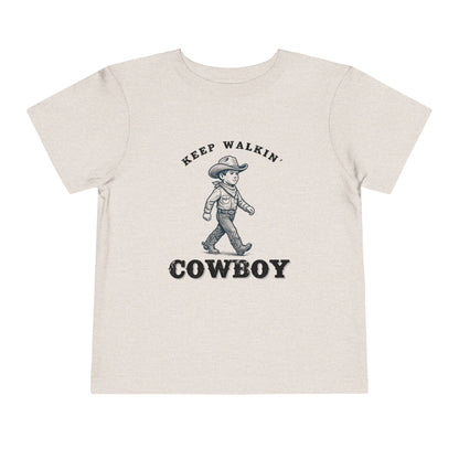 Keep Walkin Cowboy - Unisex Toddler/Kid - Front Print on Light & Dark Tees👕