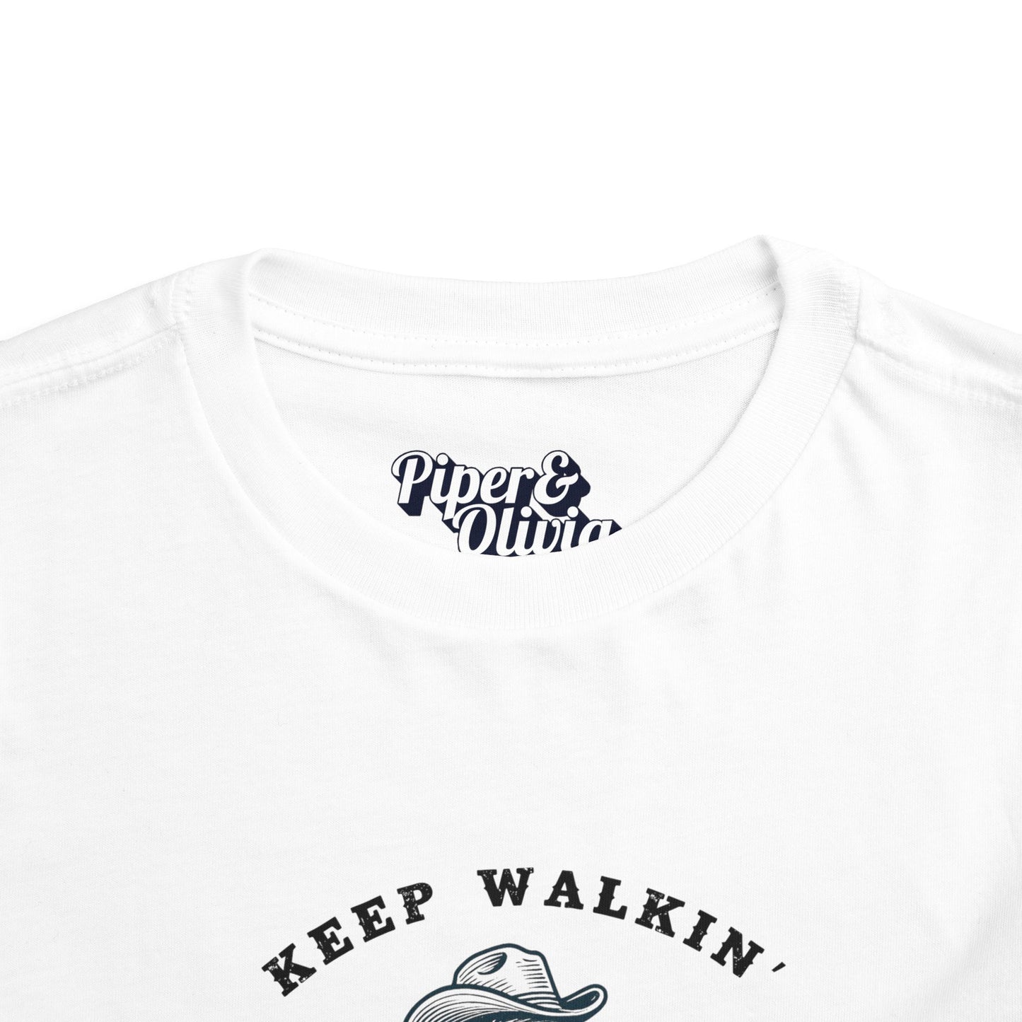 Keep Walkin Cowboy - Unisex Toddler/Kid - Front Print on Light & Dark Tees👕