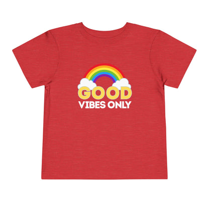 Good Vibes - Unisex Toddler/Kid - Front Print on Light & Dark Tees👕